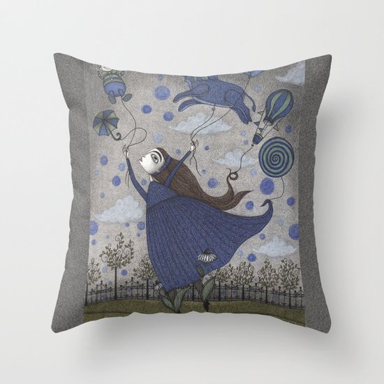 Violetta Dreaming Throw Pillow