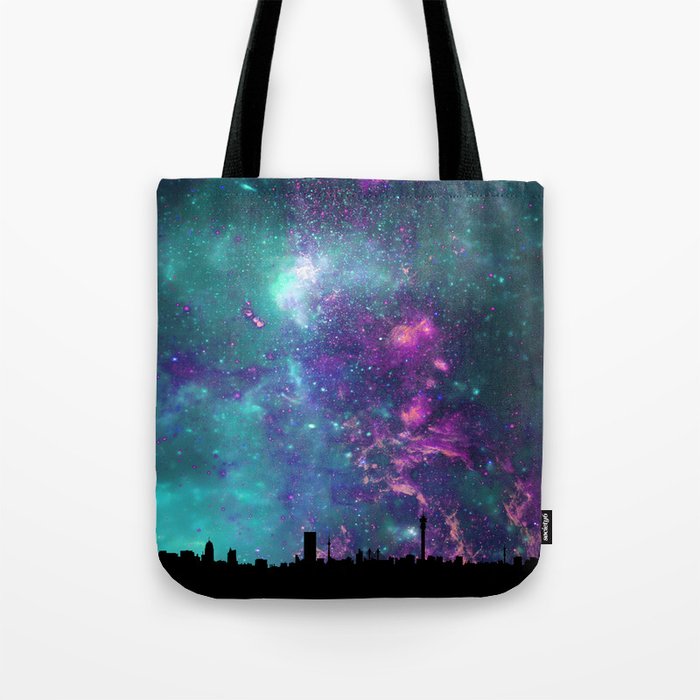 Colorful Galaxy View Tote Bag