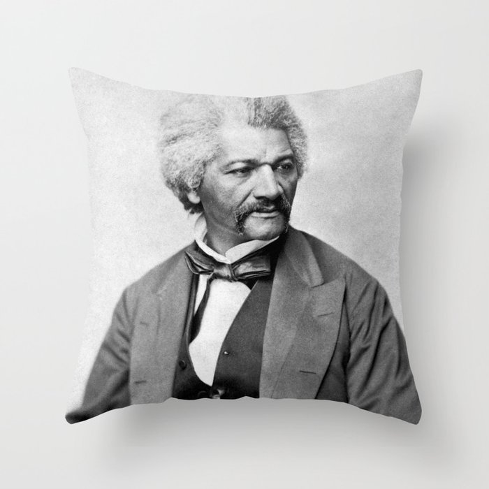 Frederick Douglass Throw Pillow