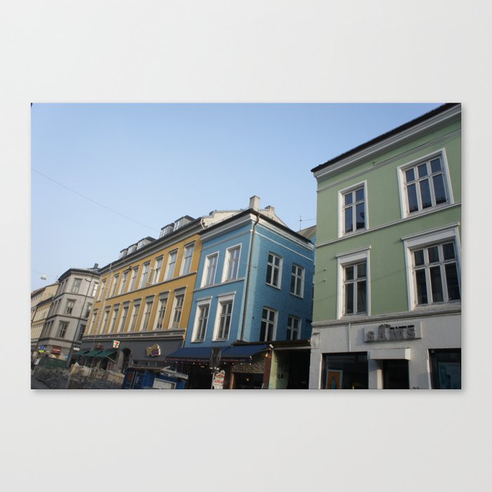 Buildings in Oslo Canvas Print