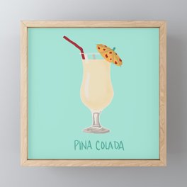 Pina Colada Framed Mini Art Print