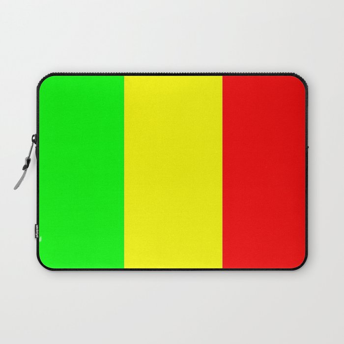 Flag of mali 2 -mali,malien,malienne,malian,bamako,tombouctou,timbuktu,sikasso,mopti,mande Laptop Sleeve
