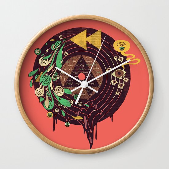 Subliminal Wall Clock