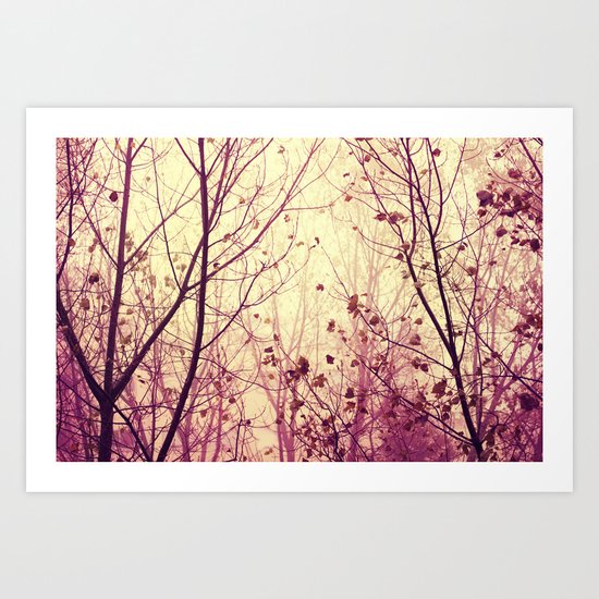 trees - my secret garden Art Print