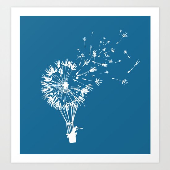 Going where the wind blows Art Print