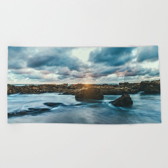 Ocean Rocks Beach Towel