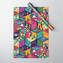 Holiday Quilt Wrapping Paper
