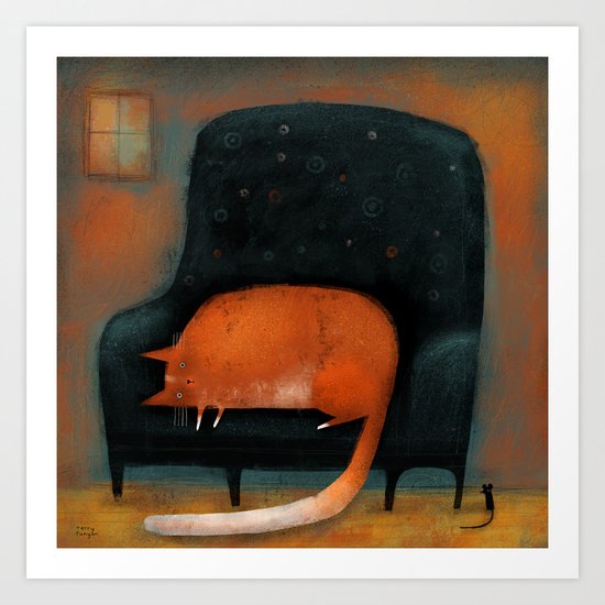 TINY MOUSE Art Print