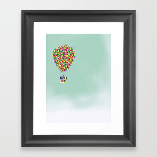 Up Framed Art Print