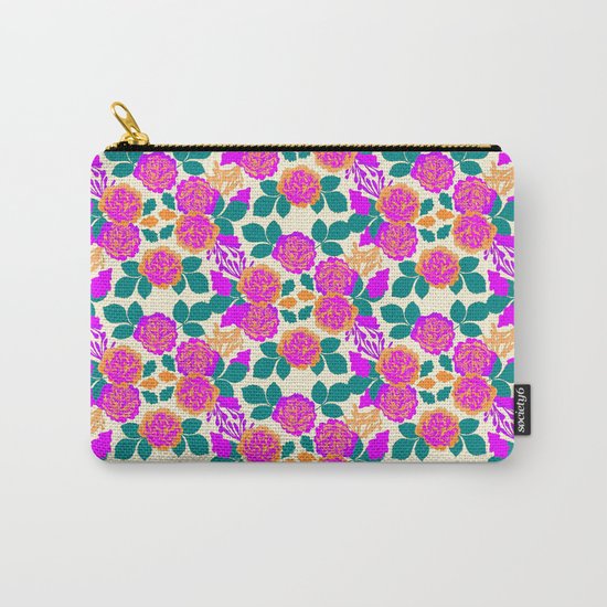 Carnation Garden Carry-All Pouch