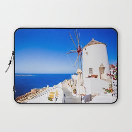 Santorini windmill Laptop Sleeve