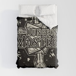 The F* Dungeon Master Duvet Cover