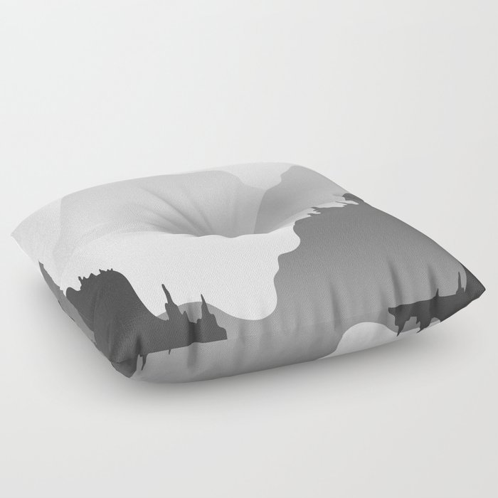 Mountain Mist Floor Pillow