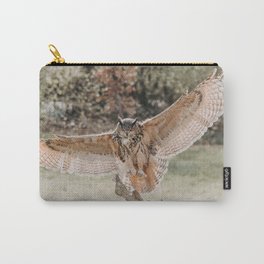 Eagle owl | Uhu | Bird of prey | Nature photography in color Carry-All Pouch