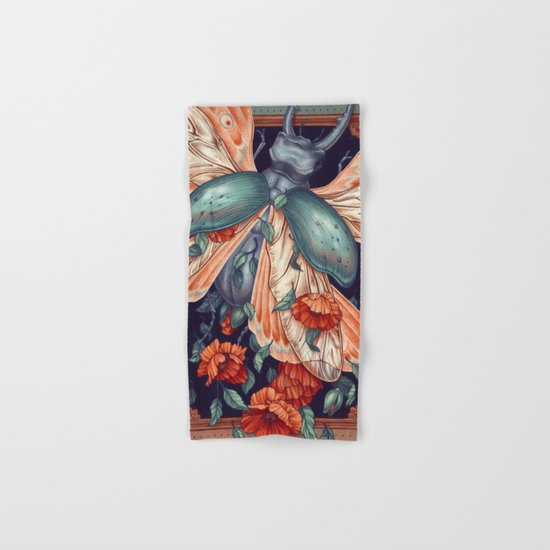 Moth Beetle Hand & Bath Towel
