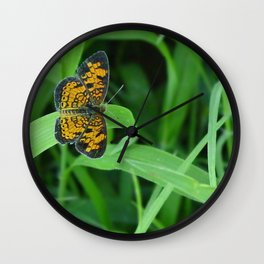 Wings in the Jungle Wall Clock