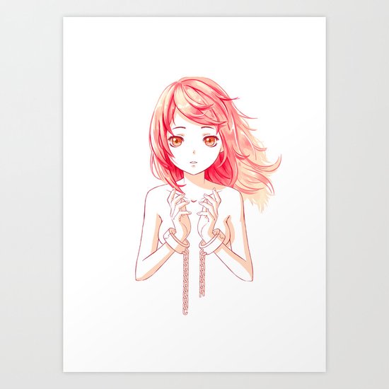 Chained Art Print