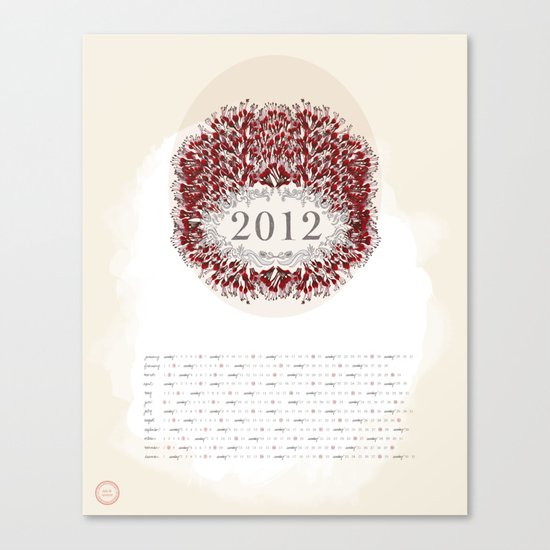 Ash & Anchor 2012 Calendar Canvas Print