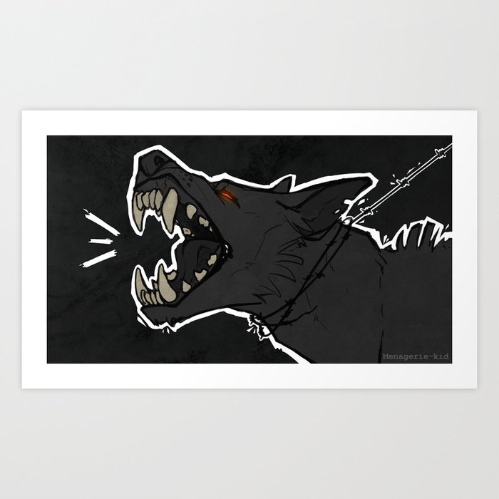Hellhound Art Print