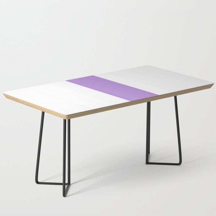l (Lavender & White Letter) Coffee Table