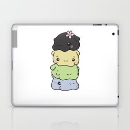 Cassgender Flag Pride Lgbtq Cute Hippo Laptop Skin