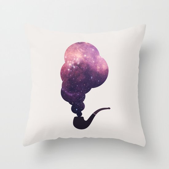 Birth of Stars Throw Pillow