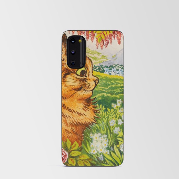 Enjoying the View by Louis Wain Android Card Case