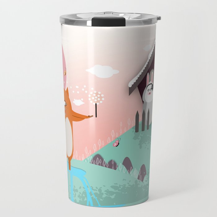 The Fox and The Hire Travel Mug