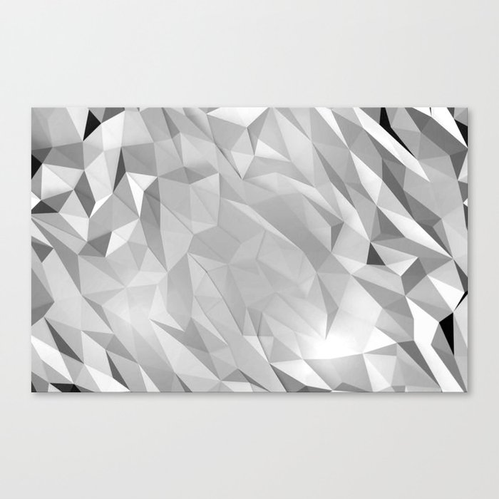 I Love Low Poly 4 Canvas Print