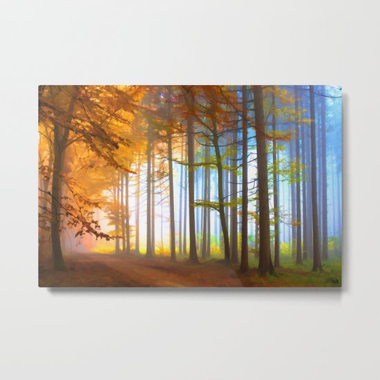Ethereal Forest Metal Print