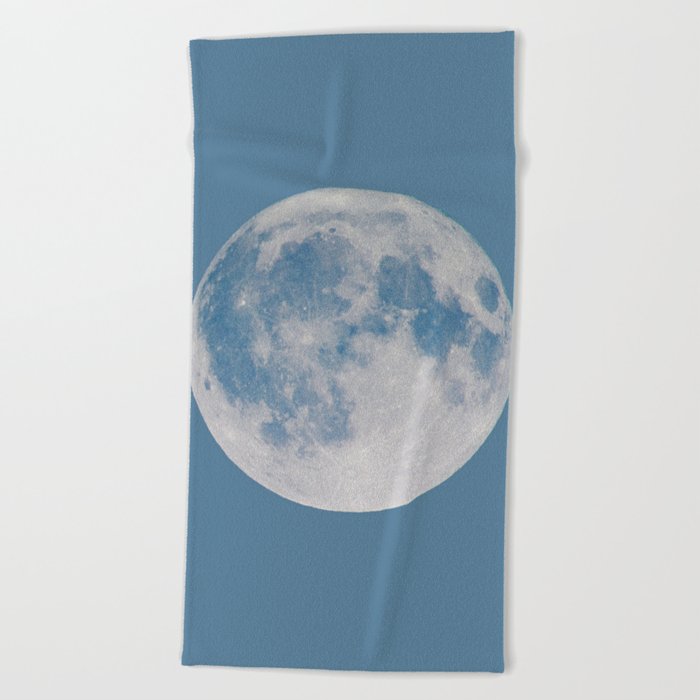 Blue Moon Beach Towel
