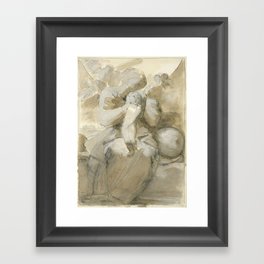 The Virgin With the Child Framed Art Print