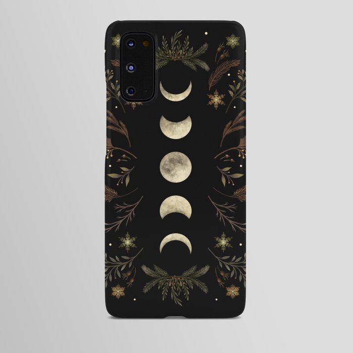 Moonlight Garden - Winter Brown Android Case