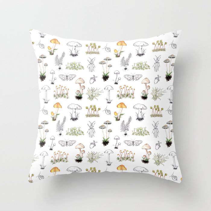 Forest Collection Print Throw Pillow