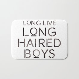 Long Live Long Haired Boys Bath Mat