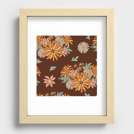 Groovy Pattern Recessed Framed Print