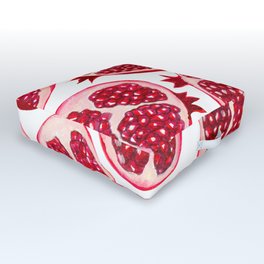 Pomegranate pattern Outdoor Floor Cushion