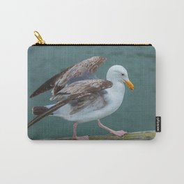 Walking Gull Carry-All Pouch | Colors, Westerngull, Animal, Color, Portrait, California, Natural, Wildanimals, Plumage, Gulls 