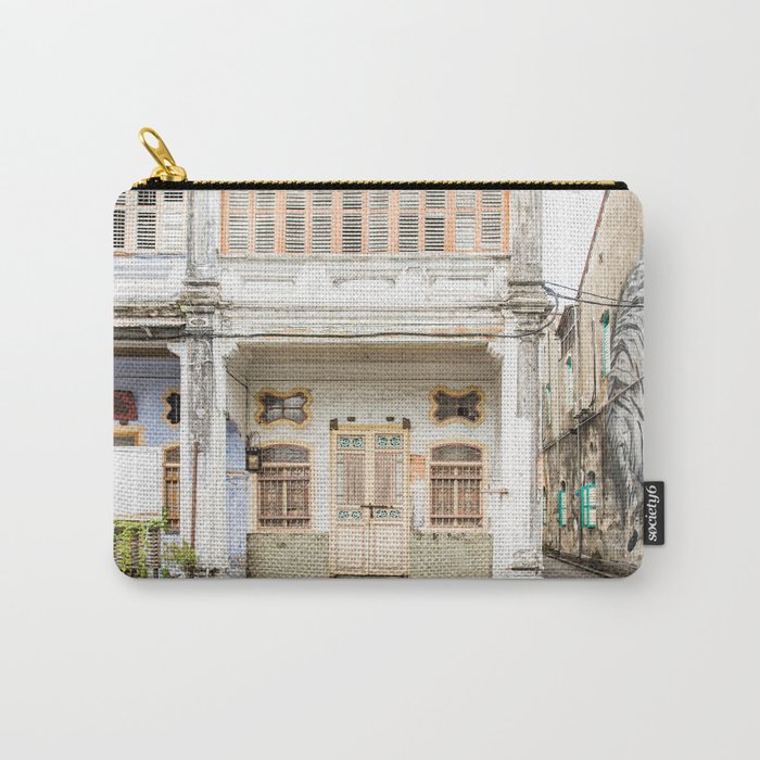 George Town, Penang Shop House Street Scene Carry-All Pouch