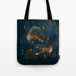 Forest Foxes Tote Bag