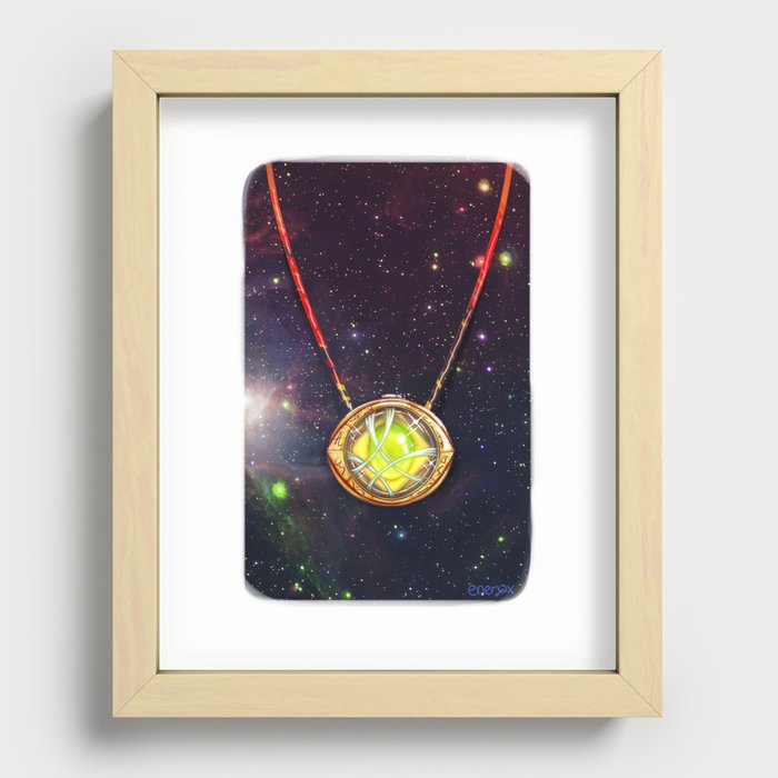Eye of Agamotto Recessed Framed Print