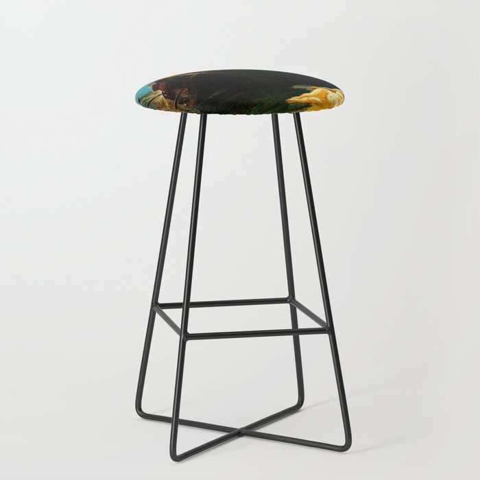  Legend of sirens - Edoardo Dalbono Bar Stool