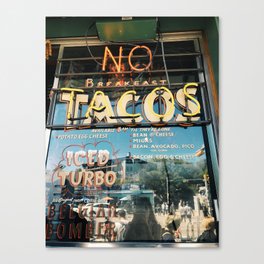 Tacos in Austin, TX Canvas Print