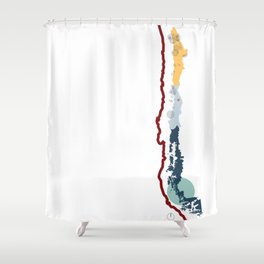 Chile Shower Curtain