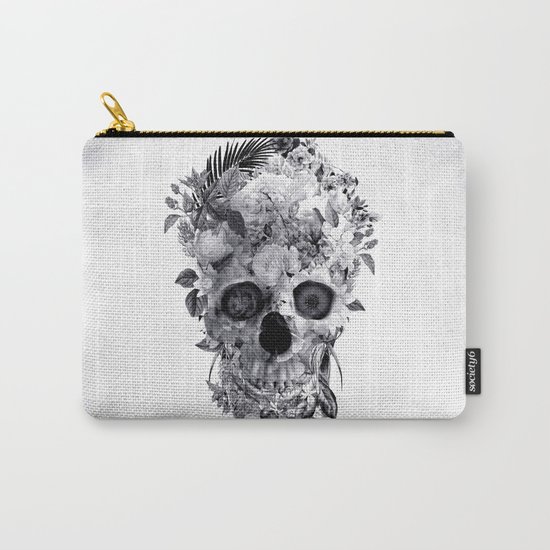 Skull BW Carry-All Pouch