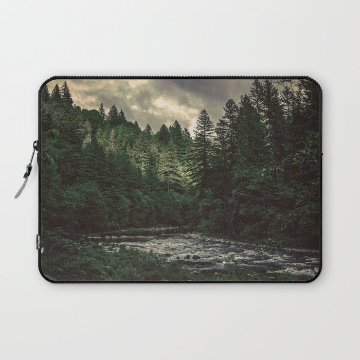 Pacific Northwest River - Nature Photography Laptop Sleeve