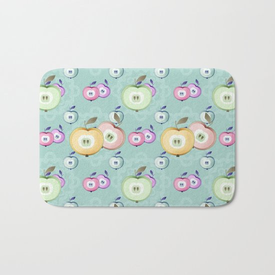 Wild apples . Bath Mat