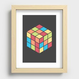 #68 Rubix Cube Recessed Framed Print