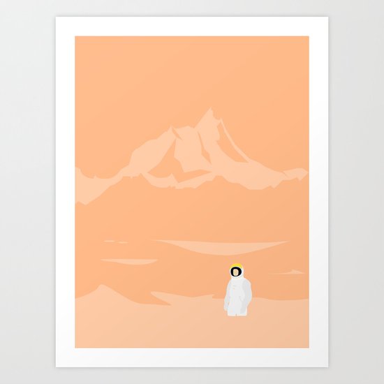 BESØGENDE Art Print