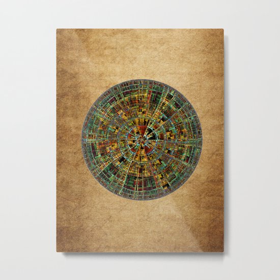 Ancient Calendar Metal Print